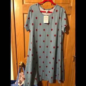 Lula Roe Ladybug Jessie Dress